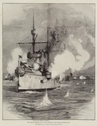 The War in Eastern Asia, Naval Attack on the Forts at Wei-Hai-Wei